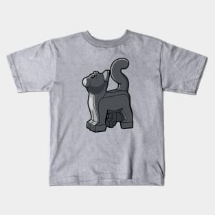 LEGO Cat (Dark Grey) Kids T-Shirt